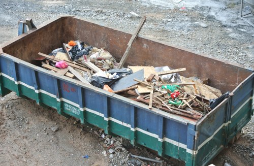 Professional junk clearance in London with a removal team collecting bulky waste