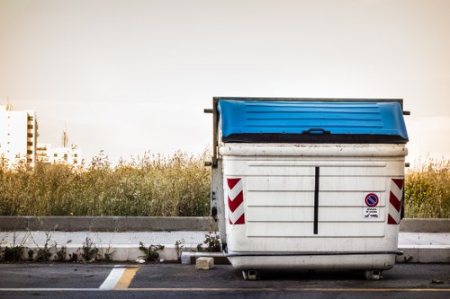 Council waste collection service in a London neighbourhood