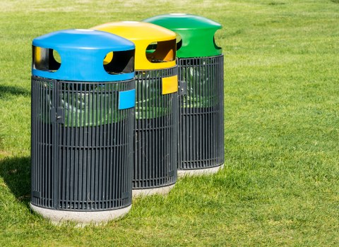 Rubbish Less recycling collection with sorted waste for recovery