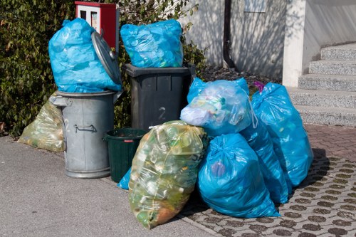Clean and cleared outdoor space after garden waste removal