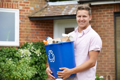 Low-carbon van used for sustainable waste collection