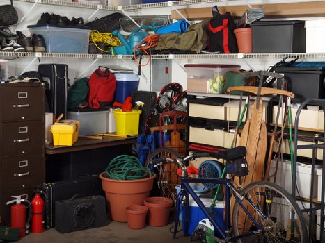 Professional garage clearance team removing bulky items in London